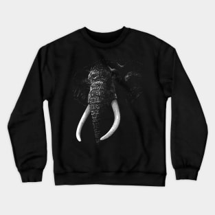 Elegant Elephant Crewneck Sweatshirt